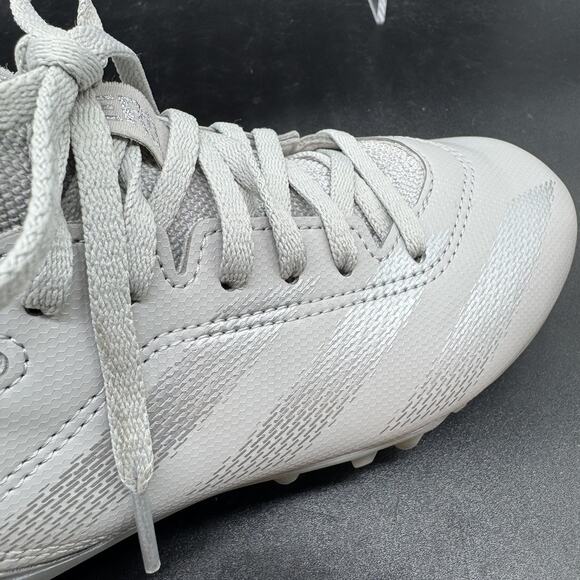 Adidas Adizero Impact.2 IF2526 Mens Size 4 Silver White Football Cleats NEW main image 7